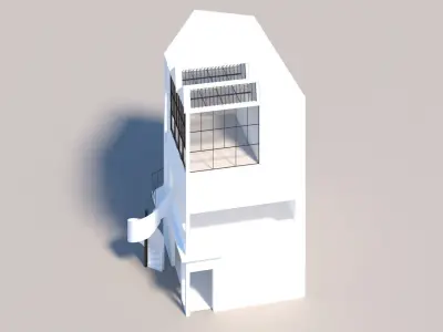 Maison Ozenfant Le Corbusier 3D model