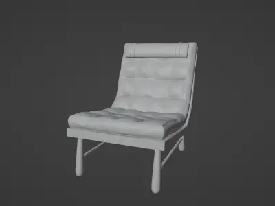 Anthropologie Edia Lounge Chair 3D model