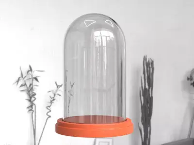 Dome Glass PBR 3D model