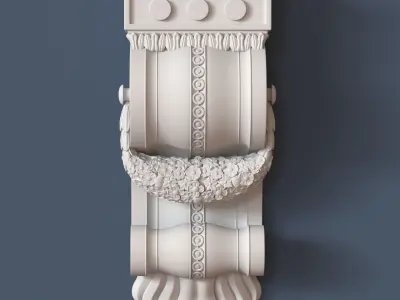 Decorative Corbel 3D model 14