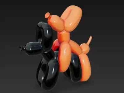 Balloon dogs pack x6 3D print model