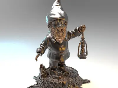 Garden Gnome 3D print model 3D print model