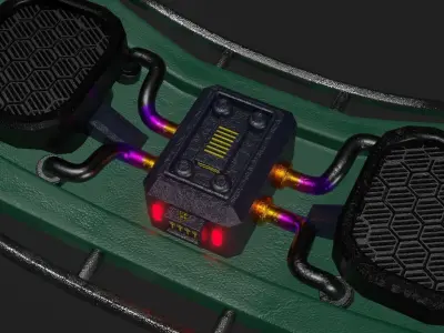 Hover Board 3D model
