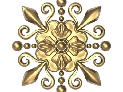  decorative pattern ready for 3D printing 3D model 312