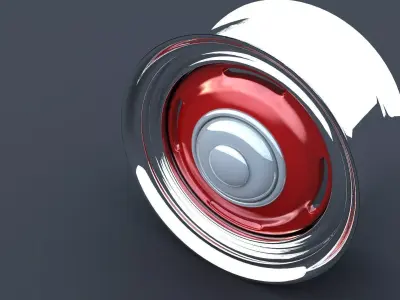 Steelie Rim 3D model