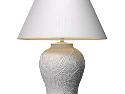 Nightstand bedside European Casa Padrino ceramic Table lamp 3D model