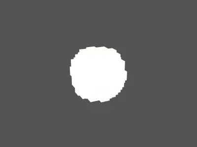 Table Tennis Ball v1 002 Low-poly 3D model