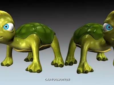 FOO The Turtle Low-poly 3D model