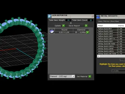 bend diamond 3D print model