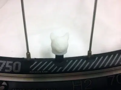 Car Truck Bike Tire Tyre Wheel Valve Stem Caps Cover Cat Head 3D print model