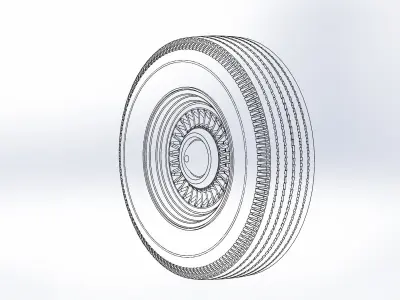 Custom wheels American Racing VF555 Conti 15inch for scale model 3D print model