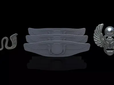 Egyptian Accessories  3D print model