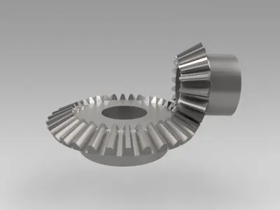pinion conical 3D model