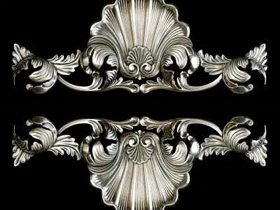 Classic carved 038 3D model