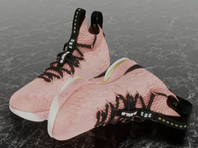 NIKE LEBRON 15 ALL STAR 3D SHOES Low-poly 3D model