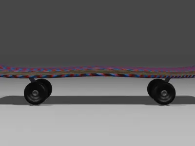 Skateboard 3D model  Free low-poly 3D model