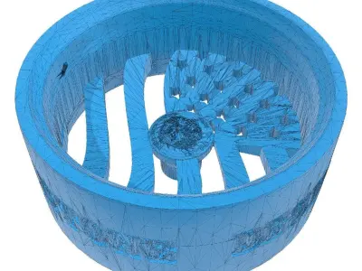 Patriot Rims 1-25th scale 3D print model