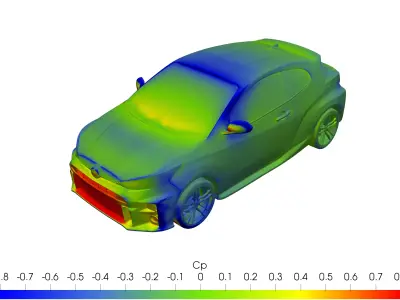 Toyota GR Yaris 2022 solid for CFD or 3D printing 3D model 3D model
