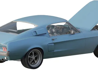 FORD MUSTANG 1960s 3D model