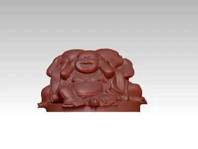 Cute Baby Buddha 3D print model