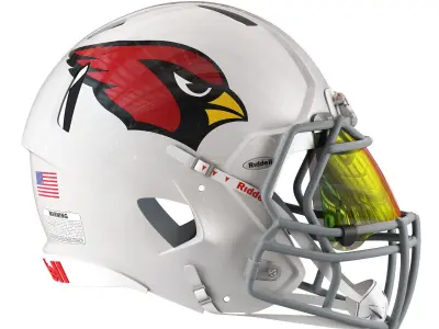 Riddell speed helmet arizona cardinals 3D model