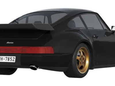Porsche 911 964 Turbo 1993 3D model