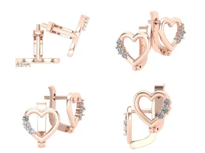 Earrings od84 3D print model