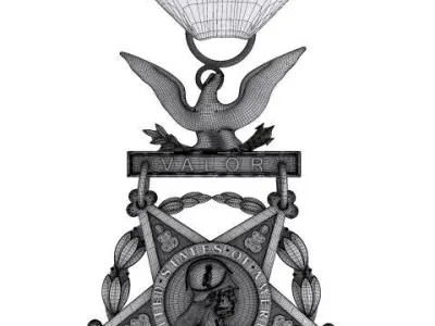 Medal Of Honor US Army 3D model