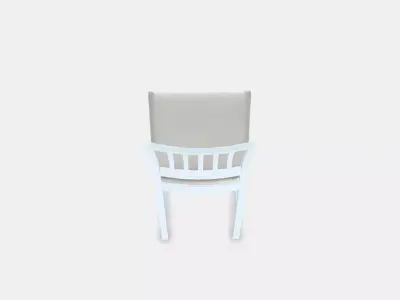 EKEDALEN Bar stool with backrest 3 Low-poly 3D model