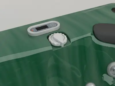 Whirlpool Jacuzzi Hot Tub 3 3D model