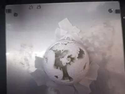 Christmas ball-dragon 3D print model
