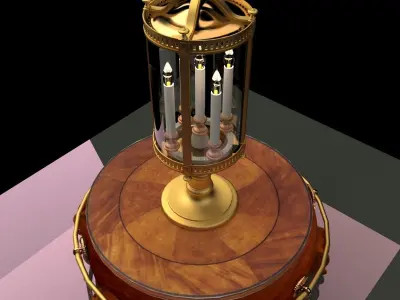 Chinese lantern 3D model 16