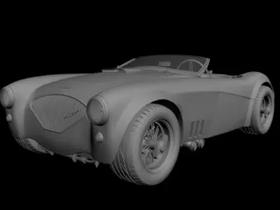 Austin Healey 1004 V8 custom 3D model