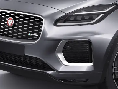 Jaguar E-pace 2021 3D model