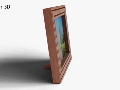 Photo Frame Low-poly 3D model