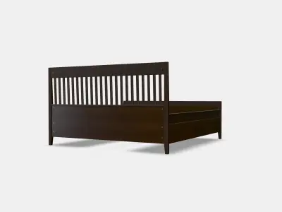 IDANAS Bed frame with storage 2 3D model