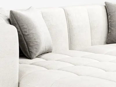 Tavi 2 Piece Laf Sectional Alcala Graphite  3D model