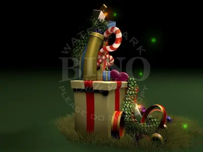 Gift Tower 3D model