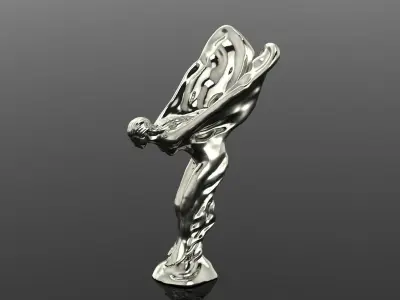 Rolls Royce logo 3D model