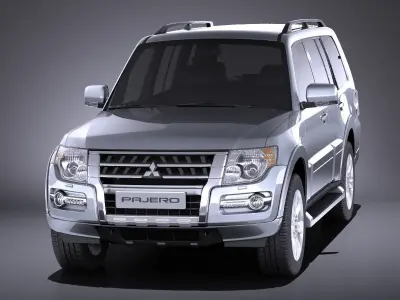 Mitsubishi Pajero Montero 2015 VRAY 3D model