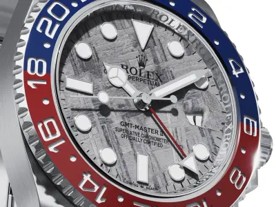 Rolex GMT-Master II Meteorite Dial 3D model