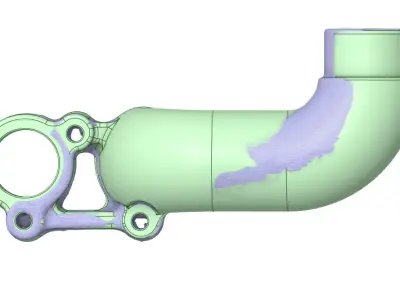 Lister LR1 Manifold Replacement Model - Part No 201 11125 3D print model