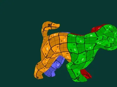 Bichon Frise Dog Breed 3D model