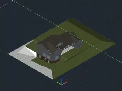 Simple House 3D model