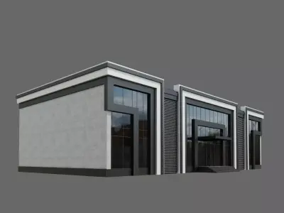 Office Building ID076 3D model