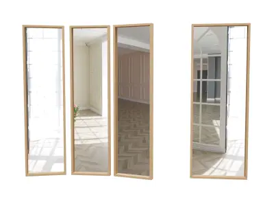 IKEA NISSEDAL MIRROR 3D model Low-poly 3D model