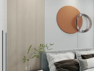 Modern Luxury Bedroom 3D model