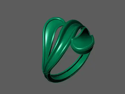 Plain Ring Women Ready STL 3DM Models Womens Rings 3D models 3D print model 30