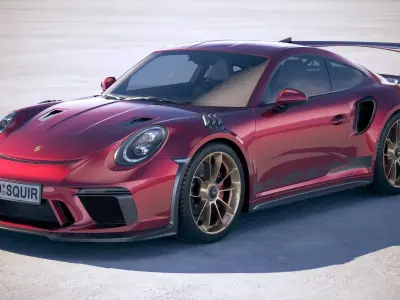Porsche 911 GT3 RS 2019 3D model