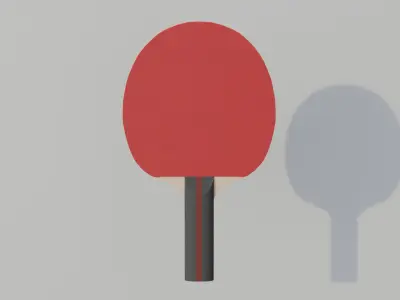 Table Tennis Racket 3D model
